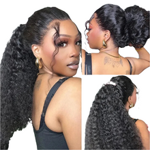 Load image into Gallery viewer, Unprocessed Natural Human Hair Glueless Melted Lace Wig
