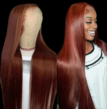 Load image into Gallery viewer, Unprocessed Natural Human Hair Glueless Melted Lace Wig
