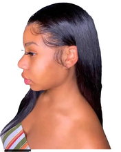 Load image into Gallery viewer, Unprocessed Natural Human Hair Glueless Melted Lace Wig
