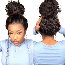 Load image into Gallery viewer, Unprocessed Natural Human Hair Glueless Melted Lace Wig
