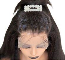 Load image into Gallery viewer, Unprocessed Natural Human Hair Glueless Melted Lace Wig
