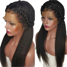 Load image into Gallery viewer, Unprocessed Natural Human Hair Glueless Melted Lace Wig
