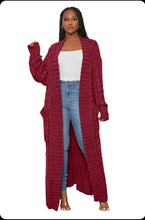 Load image into Gallery viewer, Long Cardigan Sweater
